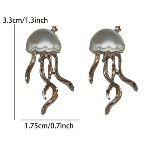Unique Jellyfish Earrings - Picture 5 of 5